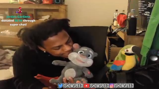 iShowSpeed Finds a CAMERA In Talking Ben Plushie..