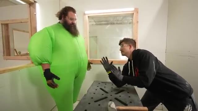 BULLETPROOF GLASS vs World's Strongest Man!