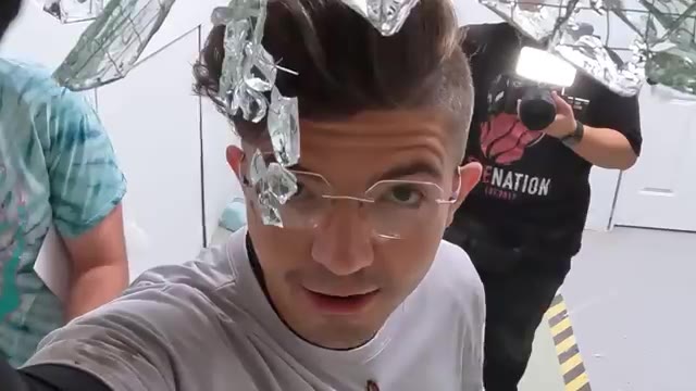 100 Layers of BULLETPROOF GLASS vs BEDROCK