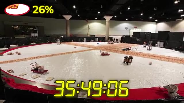 I Made The World's Largest Pizza (132 Feet)